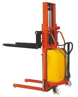 厂家直供全罩壳半电动堆高车1吨2.5米升高车 叉车_交通运输_世界工厂网中国产品信息库