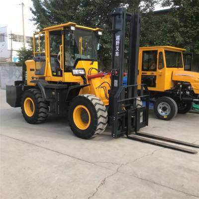 多功能四驱叉车 3吨四驱越野叉车 全地形四驱越野叉车